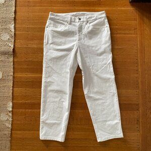 LuluLemon Men's ABC Relaxed-Fit Cropped Pant *Utilitech White 32